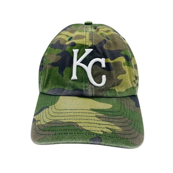 MLB ‘47 Brand Kansas City Royals Camouflage Strapback Hat - Picture 1 of 5